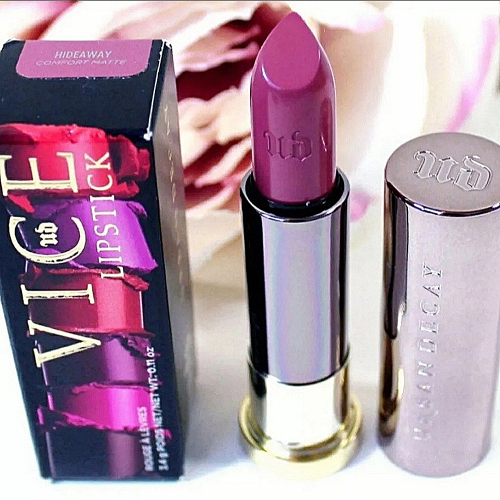 URBAN DECAY HIDEAWAY COMFORT MATTE VICE LIPSTICK LIP COLOR NiB